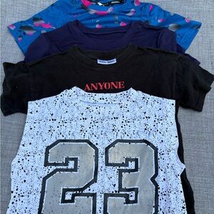 Justin Bieber Black and White Short Sleeve Tees